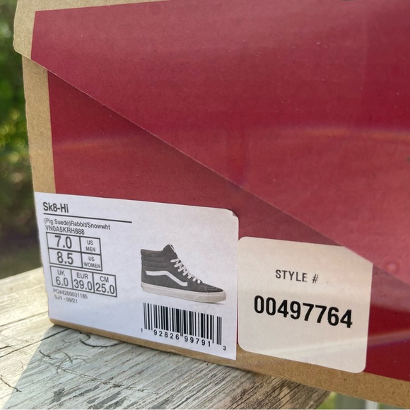 🔥 Vans Sk8-Hi skate hi size7m 💦 - Picture 7 of 8